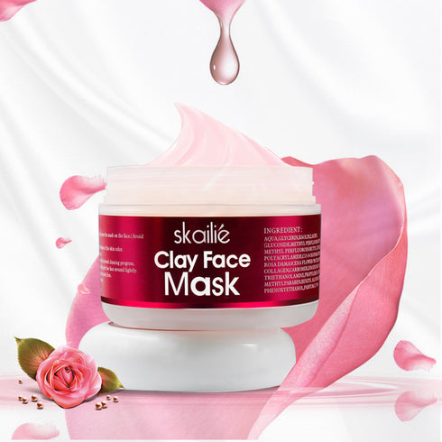 Skallie Clay Face Rose  Clean Skin Repair Mask - ROUTINE FASHION